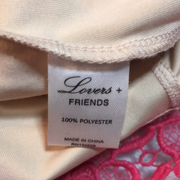 Lovers + Friends pink lace dress - Picture 7 of 11